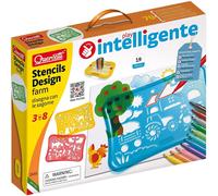 Quercetti Q2645 (Quercetti-2645 Stencils Design Farm Ideal Education (US IMPORT)