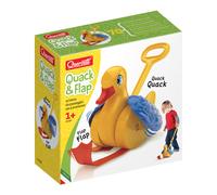 Quercetti Quack & Flap Duck Cute Push Along Toy Toddler First Walks Walking Aid