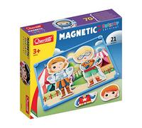 Quercetti -Quercetti-4421 Magnetic Dress Up-Carnival, Multicolor, 4421