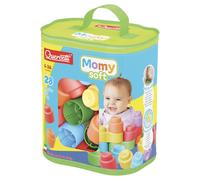 QUERCETTI Momy Soft Constructions Soft Pack of 28, Games for Children from 6 to 3 Years, Educational Game 6-36 Months, Multicoloured