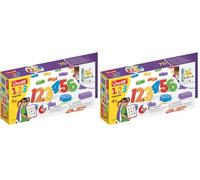Quercetti Refill Numbers - Magnetic Numbers for Use on Quercetti Boards or Any Magnetic Surface, 48 Number Recognition Pcs for Ages 4+ (Pack of 2)