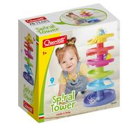 Quercetti 6501 Spiral Tower Marble Runs for Baby and Toddlers - STEM Educational Learning Toy, For Boys and Girls Ages 12 months+
