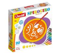 Quercetti Spirogiro Mandala, Spirograph-Spiral Designer, Eeffortlessly Create Geometric Designs with This Arts and Crafts Kit for Boys and Girls Ages 6+
