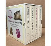 Quercus Humanities in Minutes Collection, 4-Book Educational Set, Philosophy Psychology Architecture Myths, 800 Key Concepts Explained, Comprehensive Learning Guide