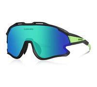 Queshark Cycling Sunglasses with1 Polarized 3 HD Interchangeable Lens Anti-UV400 for Driving Fishing Glof Baseball Running Hiking