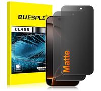 QUESPLE 2 Pack for iPhone 16 Pro Max Matte Privacy Screen Protector 6.9-Inch, 28°Anti-Spy Matte Tempered Glass Film, Anti-Fingerprint, Anti-Glare Matte Screen, Military-Grade Protection