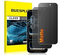 QUESPLE 2 Pack for iPhone 17 Pro Matte Privacy Screen Protector 6.3-Inch, 28°Anti-Spy Matte Tempered Glass Film, Anti-Fingerprint, Anti-Glare Matte Screen, Military-Grade Protection