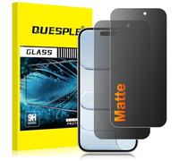 QUESPLE 2 Pack for iPhone Air/17 Air Matte Privacy Screen Protector 6.5-Inch, 28°Anti-Spy Matte Tempered Glass Film, Anti-Fingerprint, Anti-Glare Matte Screen, Military-Grade Protection