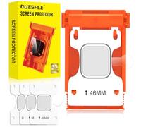 QUESPLE 3 Pack for Apple Watch Series 11/10 46 mm TPU Screen Protector, Auto Dust-Elimination Installation Tool, [Instant Installation], Full Coverage Soft HD Clear EPU Apple Watch Film