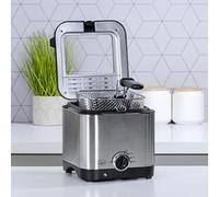 Quest 34250 1.5 Litre Stainless Steel Deep Fat Fryer / Easy Clean, 900W