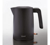 Quest Electric Kettle Cordless 1.5L Black Spout Filter Overheat Protection 3000W