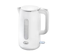 Quest 1.5L Fast Boil Double Walled Kettles / 3000W / Stainless Steel Inner / 2 Colours/Cord Storage and Spout Filter (White)