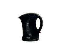 Quest 1.7 L Low Wattage Electric Kettle - 1000 W Black Cordless Kettle with Removable Filter - Ideal for Camping, Caravans & Low Power Sites