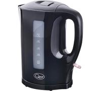 Quest 1.7 Litre Electric Kettle/Black/Water Level Indicator/BPA Free/Student