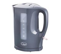 Quest 1.7 Litre Electric Kettle/Grey/Cord Storage/Water Level Indicator/BPA Free/Automatic Cut-Off/Student Essentials for University