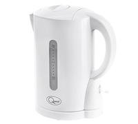 Quest 36039 1 Litre Kettle / Compact Design / Spout Filter / Water Level Indicator / BPA Free / White Colour