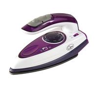 Quest 34030 1000W Travel Steam Iron/Collapsible Ergonomic Handle / 50ml Water Tank/Lightweight & Portable/Non-Stick Soleplate/Dual Voltage For Use At Home & Abroad