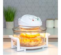Quest 12 Litre Halogen Oven / Low Fat Multi-Function Glass Oven / 1400W Power [EEK: A+++]