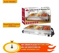 Quest Large Buffet Server And Warming Tray, 300W, 3 x 2.4L Trays
