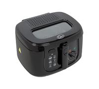 Quest 35239 2.5L Deep Fryer/Features Removable Lid & Large Observation Window/Adjustable Temperature/Ergonomic Cool Touch Handle/Black