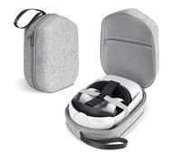 Quest 2 EVA Hard Carrying Case - VR Gaming Headset Travel Case with Hand Strap (27*19*12cm, Gray)