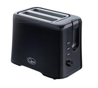 Quest 2 Slice Toaster/Variable Browning Control/Reheat and Defrost/Crumb Tray and Cord Storage/Black / 870W