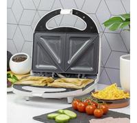 Quest 2-Slice Sandwich Toastie Makers / Non-Stick Hot Plates / 3 Unique Colours