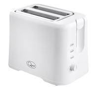 Quest 2 Slice Toaster/Variable Browning Control/Reheat and Defrost/Crumb Tray and Cord Storage/White / 870W