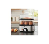 Quest 2 Tier Egg Cooker 8 Egg Boiler Stainless Steel Poacher Steamer