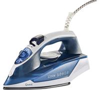 Quest 2200W Handheld Professional Steam Iron Non Stick Soleplate Self Cleaning