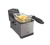 QUEST 35140 Deep Fryer - Black & Silver, Silver/Grey,Black