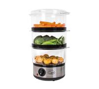Quest 3 Layer Compact Food Steamer Stainless Steel