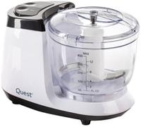 QUEST 31550 Mini Chopper - White & Clear, White,Clear
