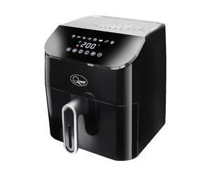 Quest 33869 4.5L Air Fryer/Digital Touch Controls/Non-Stick Detachable Food Basket / 30 Minute Timer/Cool Touch/Auto-Shut Off / 1350W, Black