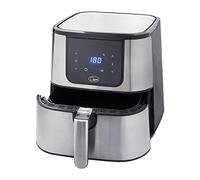 Quest 33889 5.5 Litre Air Fryer/Stainless Steel Materials/Detachable Basket/Non-Stick Coating/Adjustable Thermostat with 60 Min Timer/Easy Operated Digital Display
