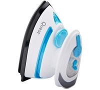 Quest Mini Travel Iron/Steam Travel Iron with Temperature Control/Non-Stick Soleplate / 30ml Water Tank/Measuring Cup Included / 408W Power