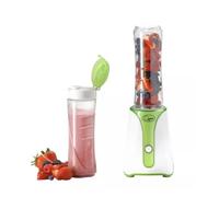 Quest 34009 Personal Blender & Smoothie Maker / 2 600ml Portable Bottles / Green