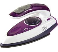 Quest 34030 1000W Travel Steam Iron/Collapsible Ergonomic Handle / 50ml Water Tank/Lightweight & Portable/Non-Stick Soleplate/Dual Voltage For Use At Home & Abroad