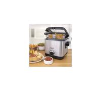 Quest 34250 1.5 Litre Stainless Steel Deep Fat Fryer / Easy Clean, 900W