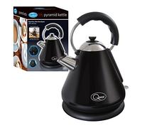 Quest 34510 Fast Boil Pyramid Shape Cordless Kettle, 1.7 Litre, 2200 W, Black