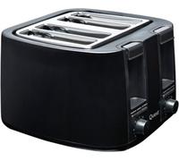 QUEST 34609 4-Slice Toaster - Black, Black