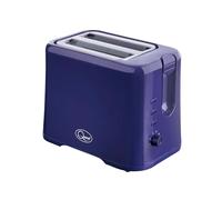 Quest 34869 2 Slice Toaster/Variable Browning Control/Reheat and Defrost/Crumb Tray and Cord Storage/Blue / 870W