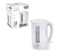 Quest 35019 1.7 Litre White Kettle / Spout Filter, Water Level Indicator