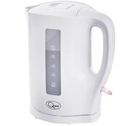 Quest 1.7 Litre Electric Kettle/White/Cord Storage/Water Level Indicator/BPA Free/Automatic Cut-Off/Student Essentials for University