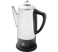 Quest 35200 1.8L Stainless Steel Electric Coffee Percolator, 12 Cups, 1100W