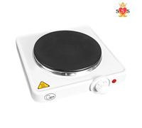 Quest 35240 Electric Single Hob/Hot Plate with Temperature Control / 1500W EACH