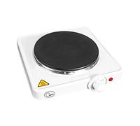 Quest 35240 Electric Single Hob/Hot Plate with Temperature Control / 1500W Hob / 5 Temperature Settings/Portable, Ideal for Camping, Caravans & Travelling