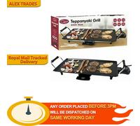 Quest 35490 Teppanyaki Grill / Non-Stick / Adjustable Thermostat / Accessories