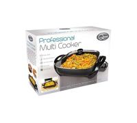 Quest 35800 Professional Square MultiFunction Cooker - 1500W Stick Aluminium ompliant]