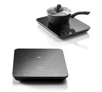 Quest 35839 Digital Single Induction Hob/Hot Plate, Heat & Timer Control